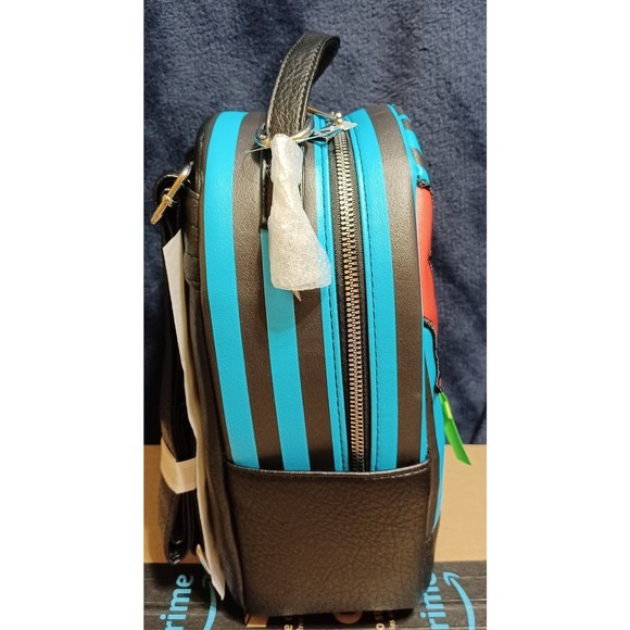 Monster High Frankie Cosplay Mini Blue Backpack HT BNWT - Picture 3 of 4